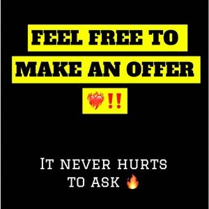 ❤️‍🔥 All reasonable offers are welcome!! ❤️‍🔥